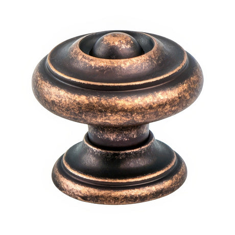 Berenson 2983-1RC-C rustic copper cabinet knob