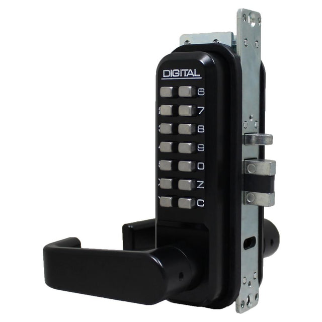 Lockey 2985JBMG jet black mechanical pushbutton locksets