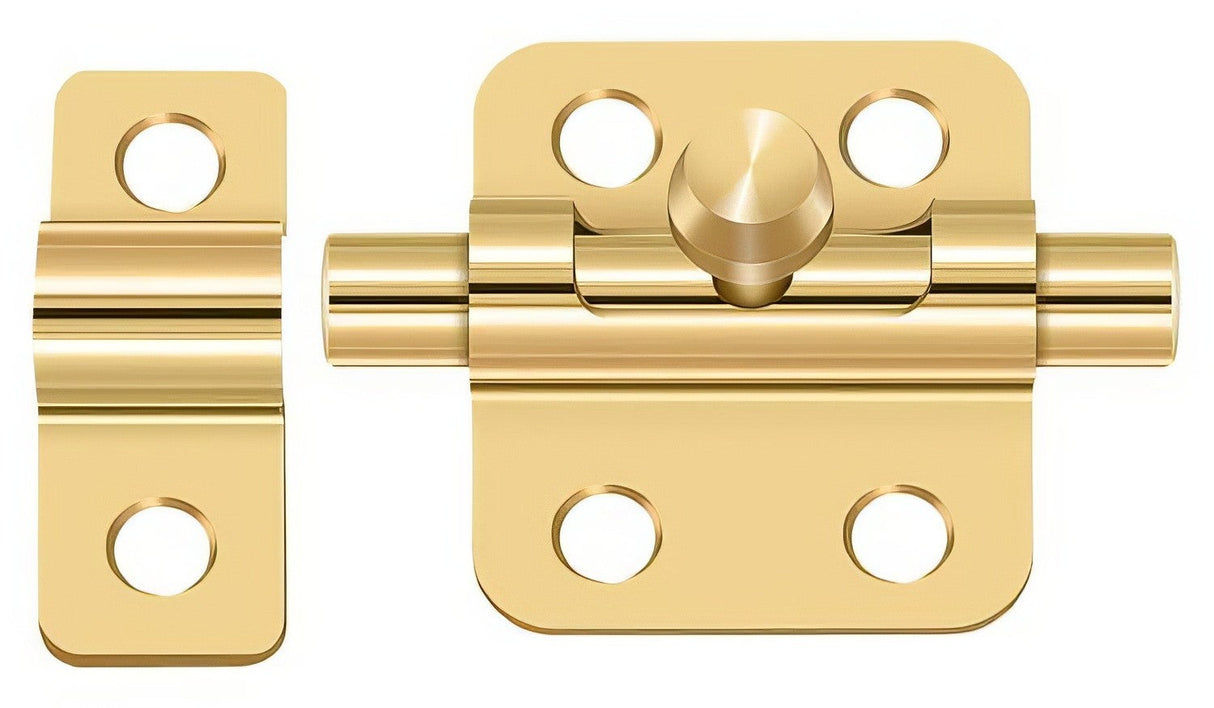 Deltana 2BBCR003 lifetime polished brass barrel bolt