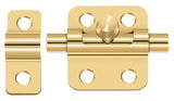 Deltana 2BBCR003 lifetime polished brass barrel bolt