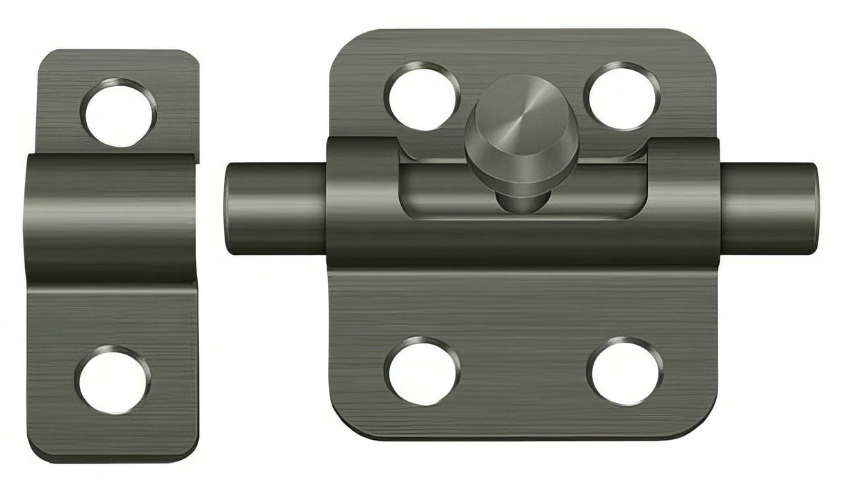 Deltana 2BBU15A antique nickel barrel bolt