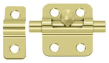 Deltana 2BBU3 polished brass barrel bolt