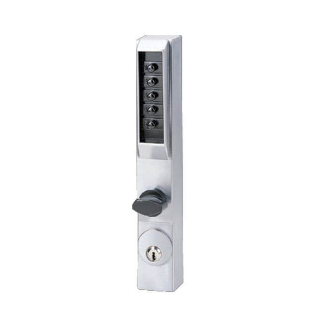 Kaba Simplex 300126D satin chrome combination entry with key override