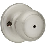 Kwikset 300CV-3 polished brass privacy door knob