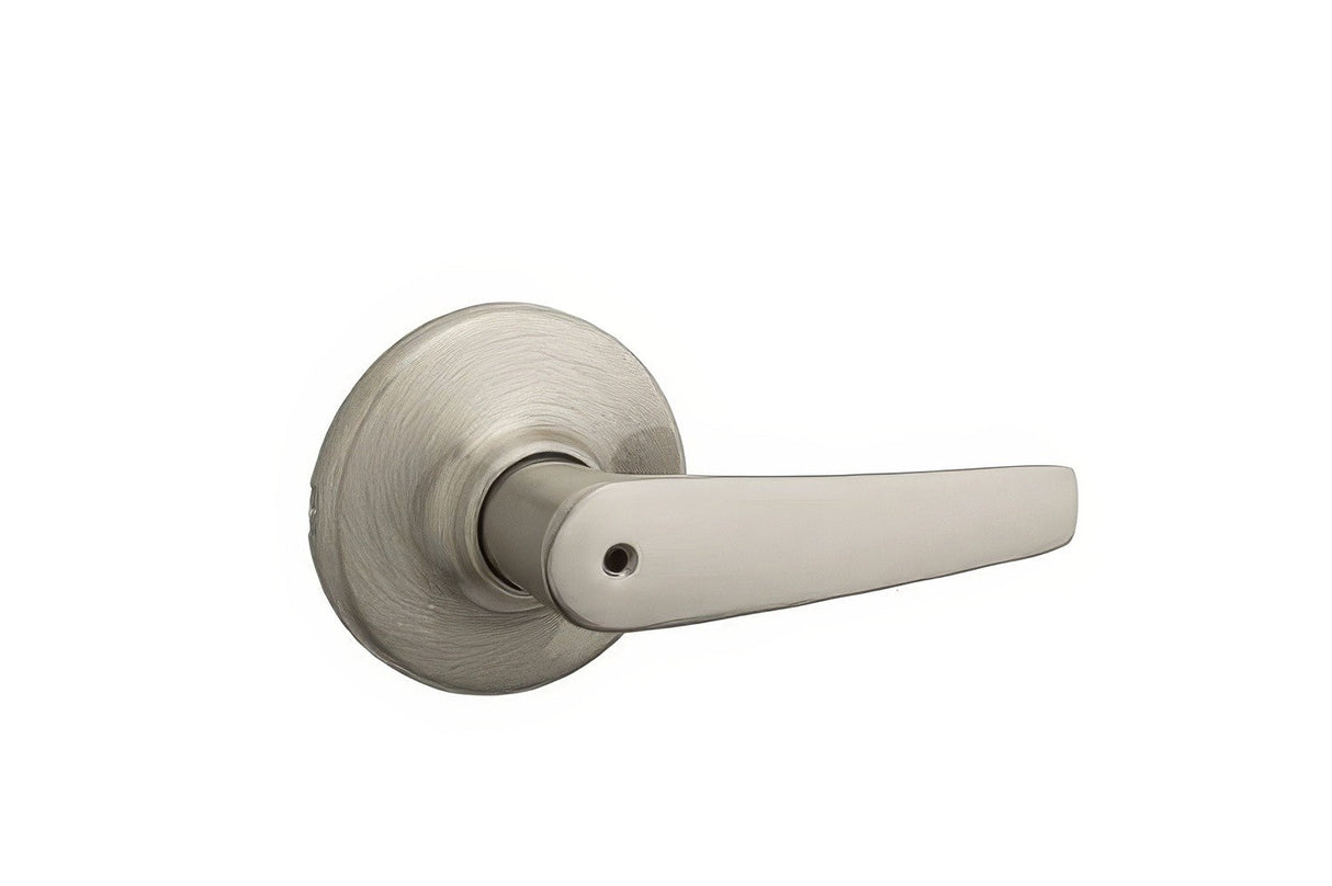 Kwikset 300DL-326V1 polished brass/chrome privacy door lever
