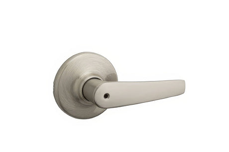 Kwikset 300DL-326V1 polished brass/chrome privacy door lever