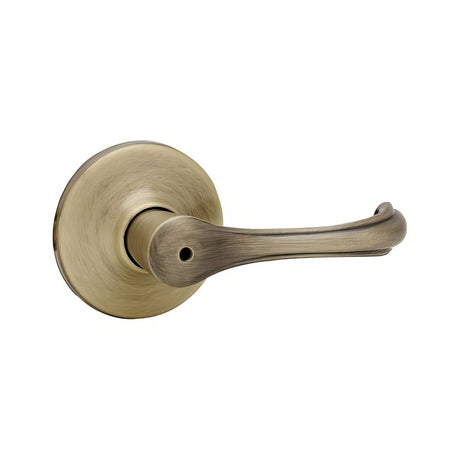 Kwikset 300DNL-5V2 antique brass privacy door lever
