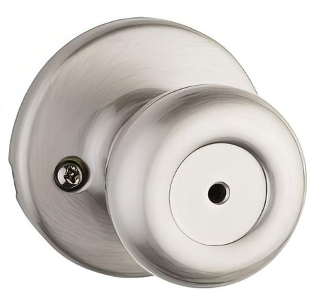 Kwikset 300T-26D satin chrome privacy door knob