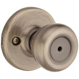 Kwikset 300T-5 antique brass privacy door knob
