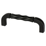 Berenson 3043-155-P satin black cabinet handle pull