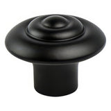Berenson 3055-155-P satin black cabinet knob