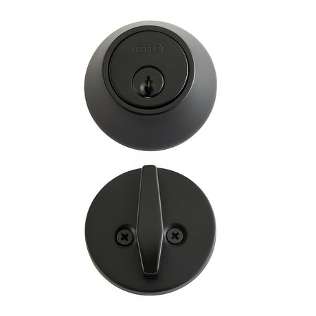 Better Home Products 30644BLK matte black single cylinder deadbolt