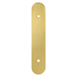 Berenson Galloway 96mm Center to Center Cabinet Backplate in Modern Brushed Gold