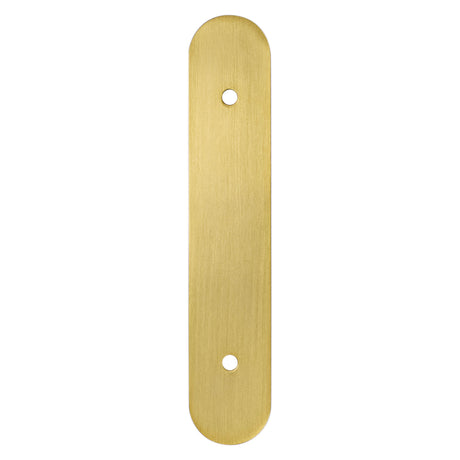Berenson Galloway 96mm Center to Center Cabinet Backplate in Modern Brushed Gold