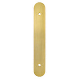 Berenson Galloway 128mm Center to Center Cabinet Backplate in Modern Brushed Gold