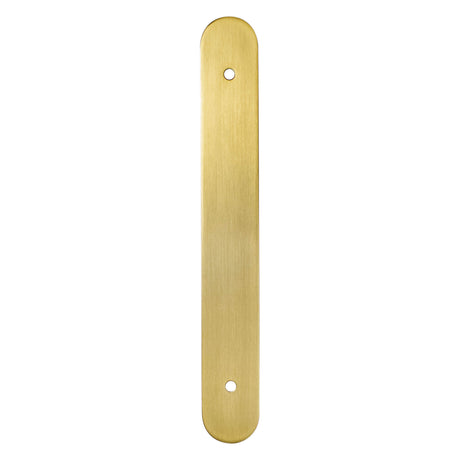 Berenson Galloway 160mm Center to Center Cabinet Backplate in Modern Brushed Gold