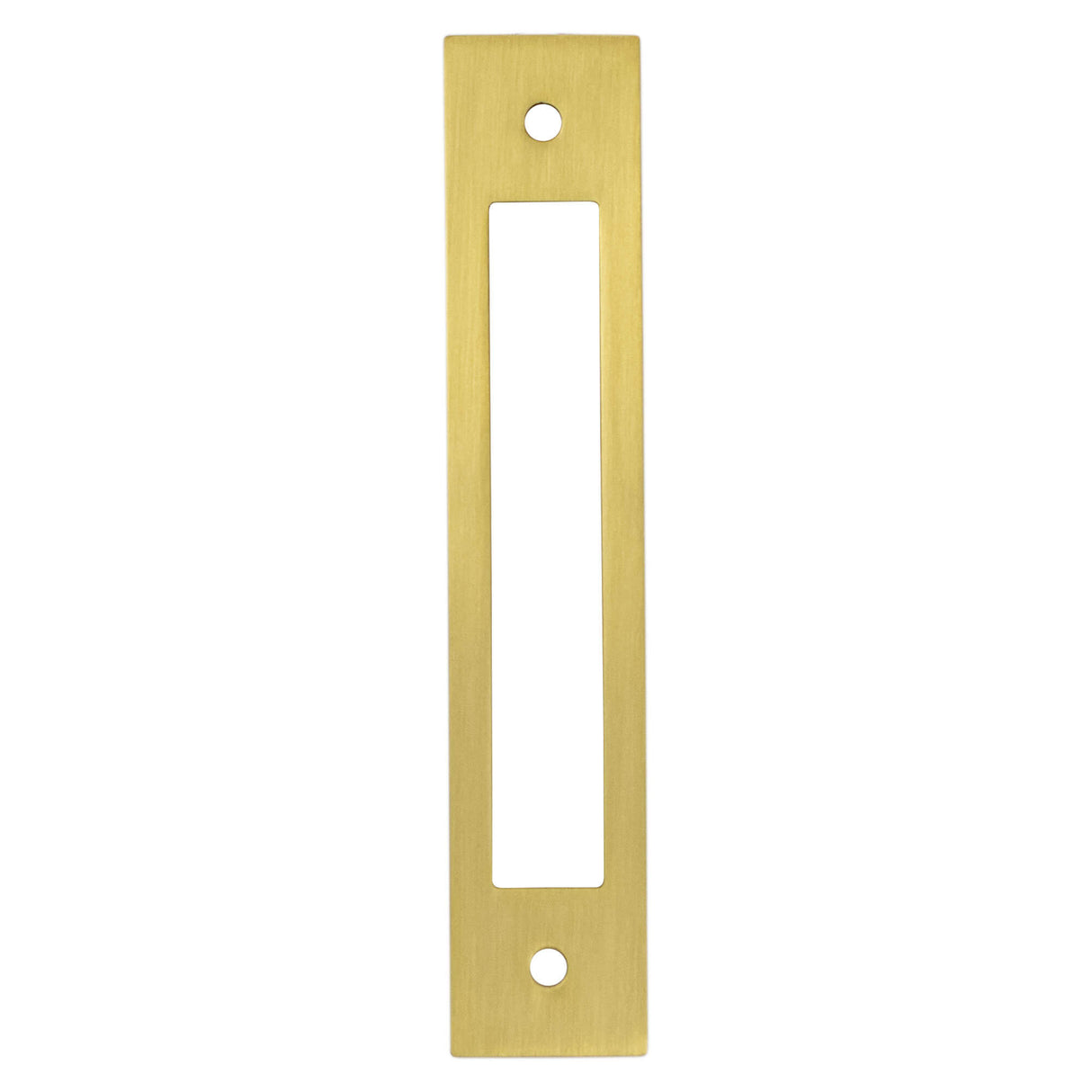 Berenson Statler 128mm Center to Center Cabinet Backplate in Modern Brushed Gold