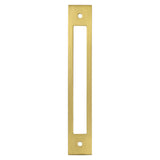 Berenson Statler 160mm Center to Center Cabinet Backplate in Modern Brushed Gold