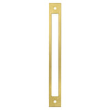 Berenson Statler 224mm Center to Center Cabinet Backplate in Modern Brushed Gold