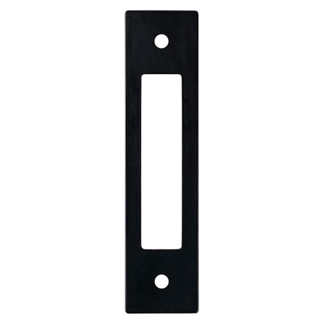 Berenson Statler 96mm Center to Center Cabinet Backplate in Matte Black