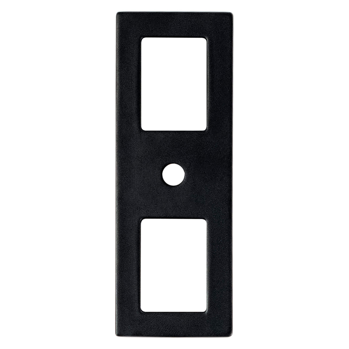 Berenson Statler 3 9/32" Long Cabinet Backplate in Matte Black