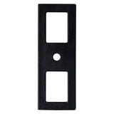 Berenson Statler 3 9/32" Long Cabinet Backplate in Matte Black