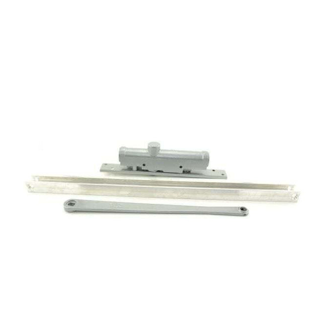 LCN 3133HALLH aluminum left handed concealed in door hold open track closer