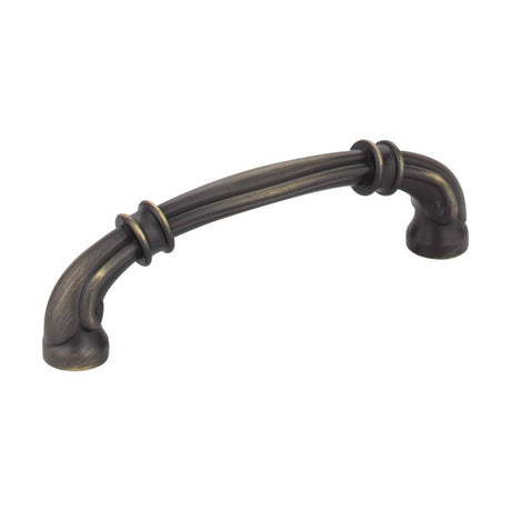 Jeffrey Alexander 317-96ABSB antique brushed satin brass cabinet drawer pull