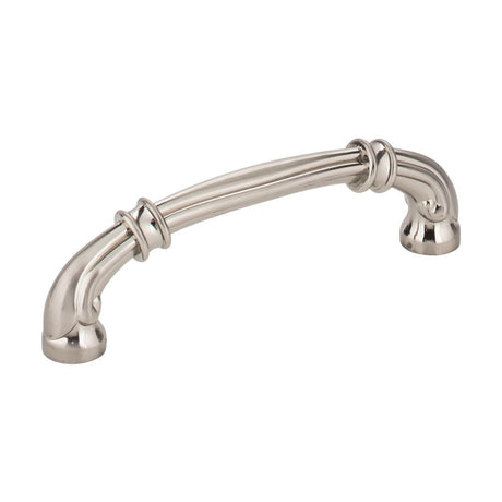 Jeffrey Alexander 317-96SN satin nickel cabinet drawer pull
