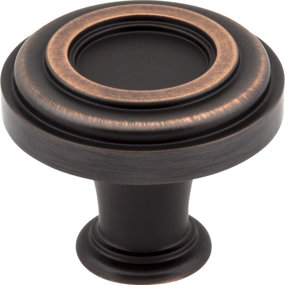 Jeffrey Alexander 317DBAC brushed oil rubbed bronze cabinet knob