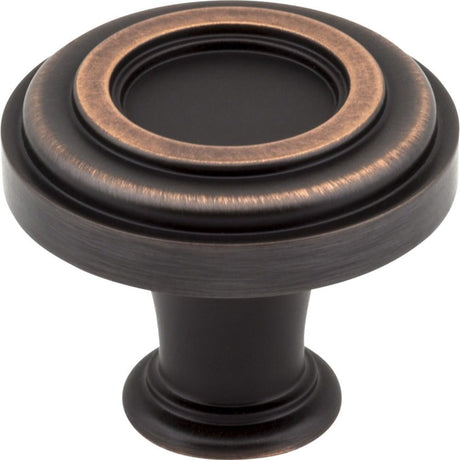 Jeffrey Alexander 317DBAC brushed oil rubbed bronze cabinet knob