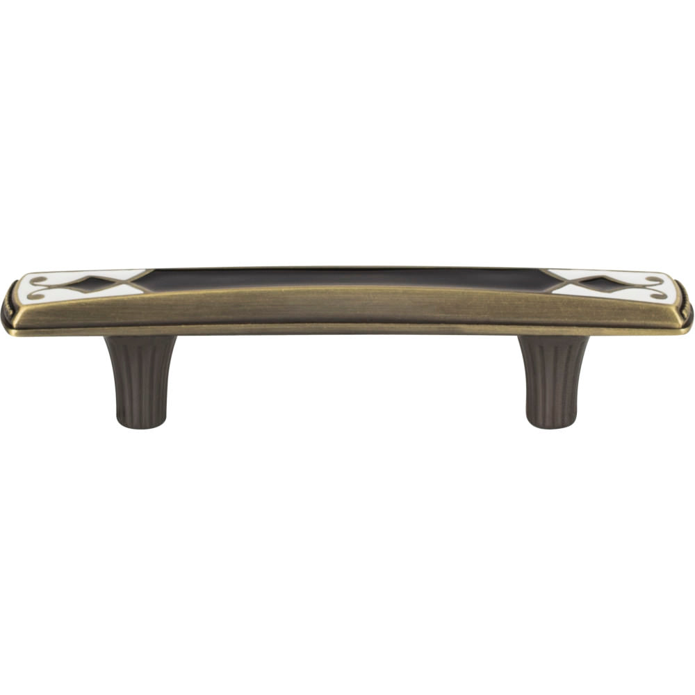 Atlas Homewares 3187-B-W black &amp white cabinet pull
