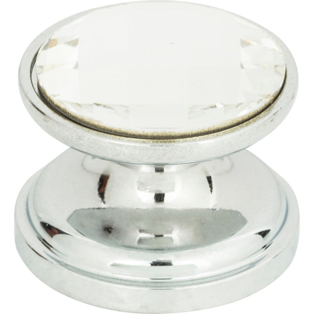 Atlas Homewares 3197-CH polished chrome cabinet knob