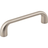 Jeffrey Alexander 329-96SN satin nickel cabinet drawer pull