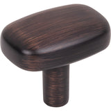 Jeffrey Alexander 329L-DBAC brushed oil rubbed bronze cabinet knob
