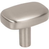 Jeffrey Alexander 329L-SN satin nickel cabinet knob