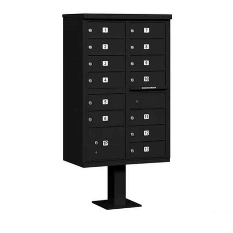 Salsbury Industries 3313BLK-U black cluster box usps access