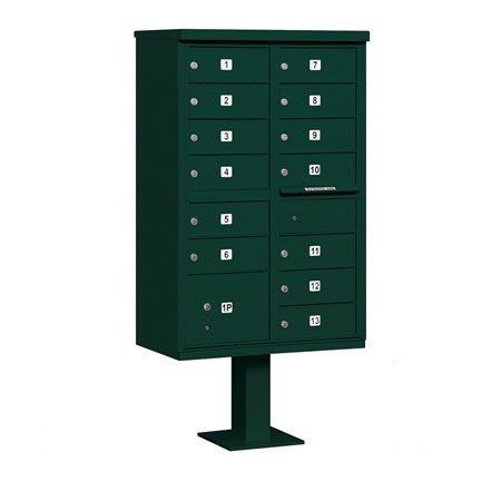Salsbury Industries 3313GRN-U cluster box usps access, additional view