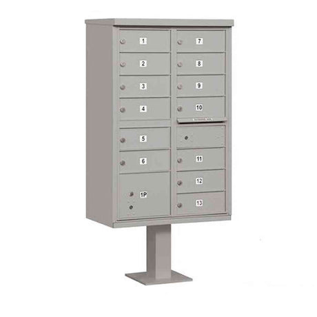 Salsbury Industries 3313GRY-U gray cluster box usps access