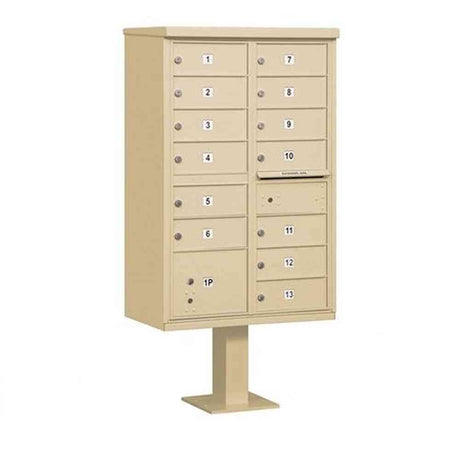Salsbury Industries 3313SAN-U sandstone cluster box usps access