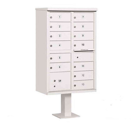 Salsbury Industries 3313WHT-U white cluster box usps access