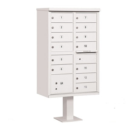 Salsbury Industries 3313WHT-U cluster box usps access, additional view