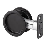 Kwikset 334-514 iron black passage pocket door lock