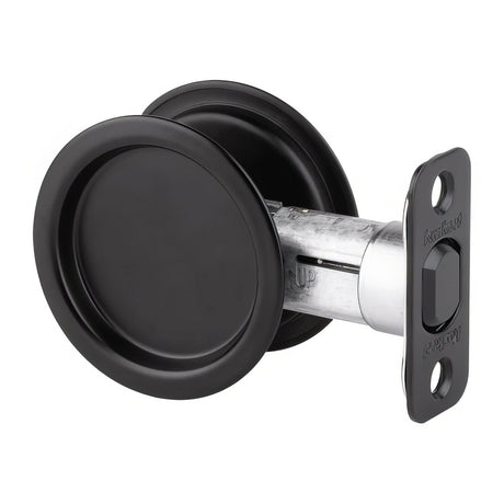 Kwikset 334-514 iron black passage pocket door lock