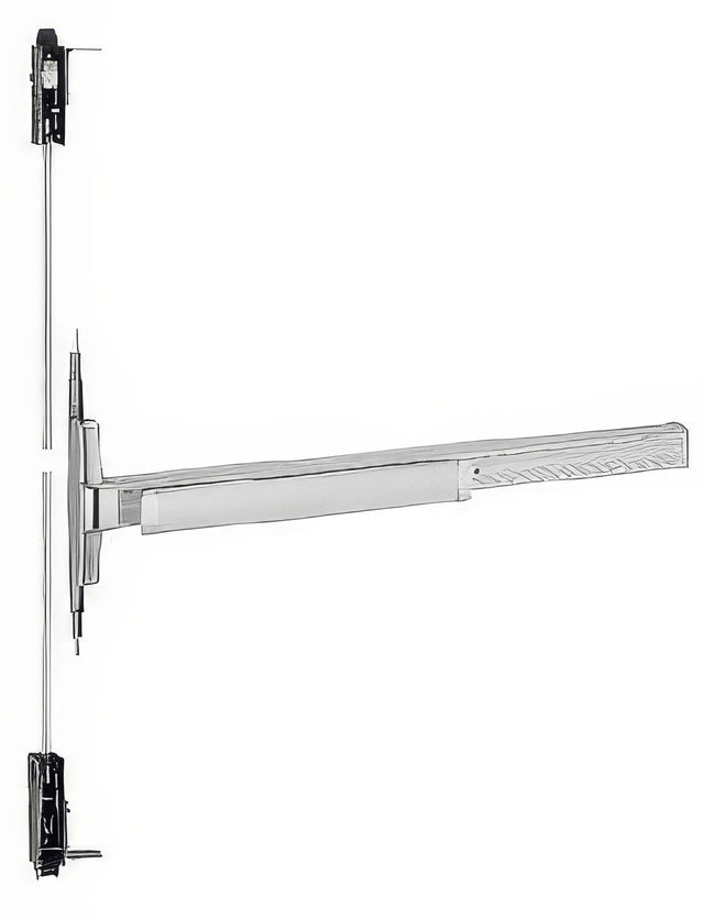 Von Duprin 3347AEOF26D3 satin chrome rod exit device