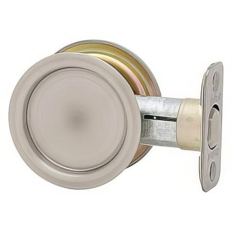 Kwikset 334SQT-26D passage pocket door lock in satin chrome, additional view