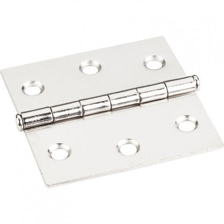 Hardware Resources 33524BN butt hinge in satin stainless, additional view
