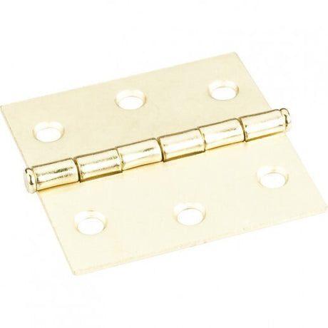 Hardware Resources 33524PB butt hinge in satin stainless, additional view