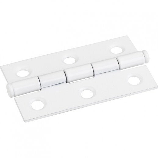 Hardware Resources 33527BWH butt hinge in satin nickel, additional view