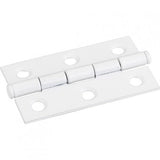 Hardware Resources 33527BWH butt hinge in satin nickel, additional view